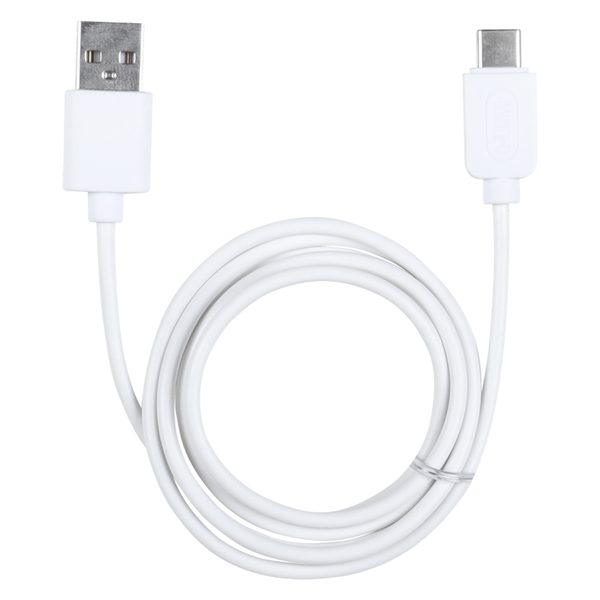Q-Link datakabel - USB/type-C - vinyl - wit