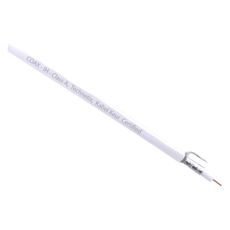 QL COAX KABEL KK KLASSE A WIT     100X1M