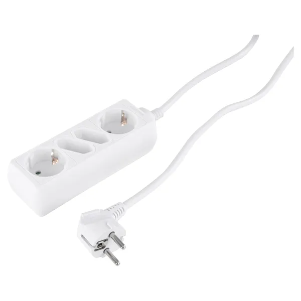 Q-Link stekkerdoos 4-voudig (2 x randaarde, 2 x euro), 1,5 m, wit