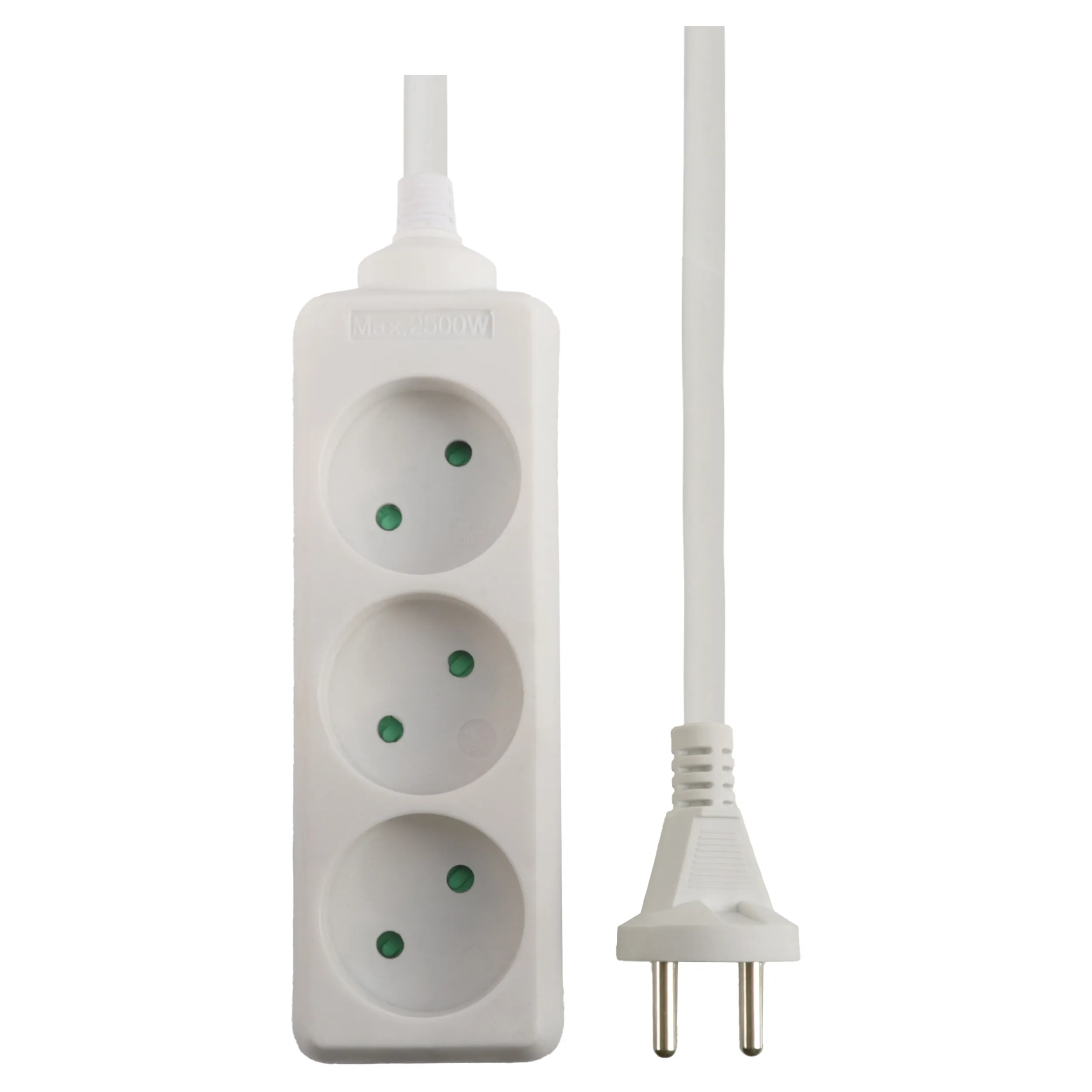 Q-Link stekkerdoos 3-voudig zonder randaarde, 1,5 m, wit - Afbeelding 4