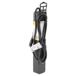 Q-Link stekkerdoos - 5-voudig - randaarde - met platte stekker - USB A/C - 3 x 1.5 mm² - 1.5 m - zwart - Afbeelding 3