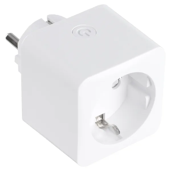 Q-Link slimme adapterstekker met wifi en energiemeter, wit