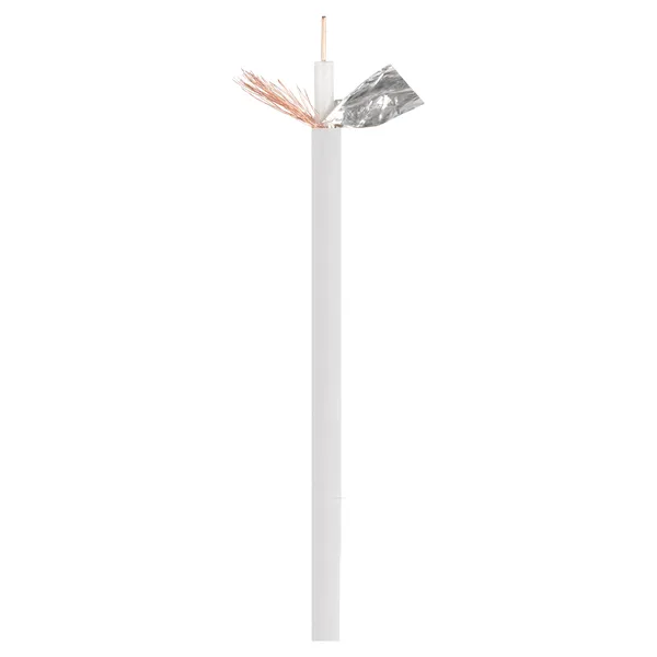 Q-Link coaxkabel RG59 dubbel afgeschermd, 10 m, wit