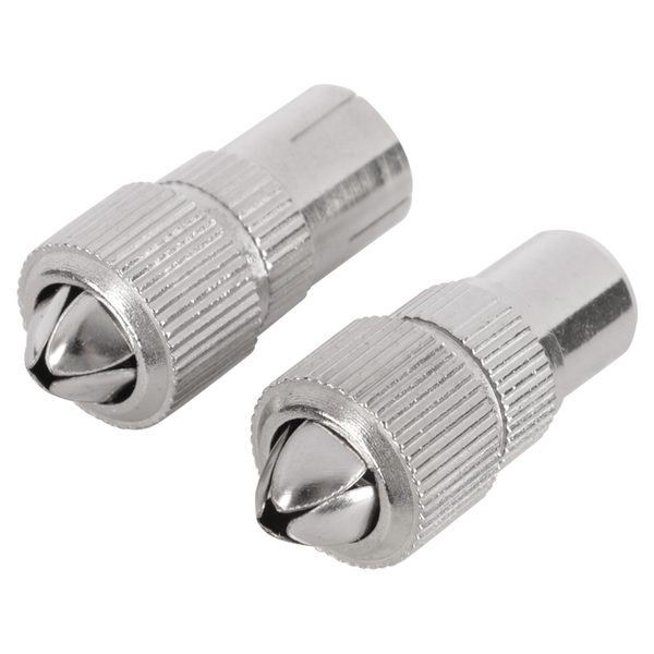 Q-Link COAX stekker - recht - male/female - metaal
