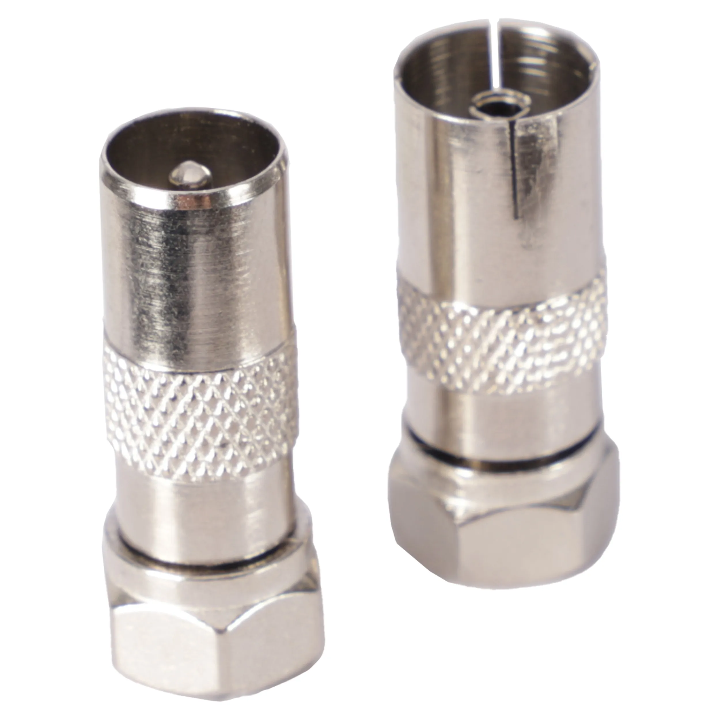 Q-Link coax F-adapter male/female, binnendraads - Afbeelding 2
