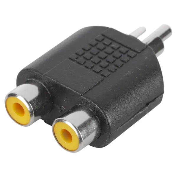 Q-Link tulp splitter 1 x RCA male naar 2 x RCA female