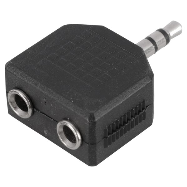 Q-Link stereo splitter - 3.5 mm - 1 x male/2 x female