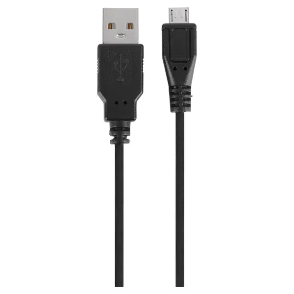 Q-Link USB 2.0 kabel USB-A naar micro-USB, zwart, 2 m