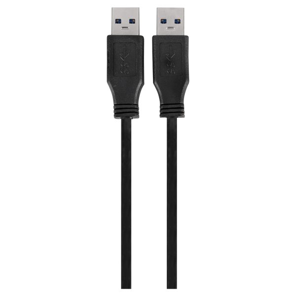 Q-Link USB kabel - 3.0 - USB-A male/male - zwart - 2 m