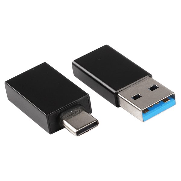 Q-Link adapter - 1 x USB C/A en 1 x USB-A/C 3.0 - zwart