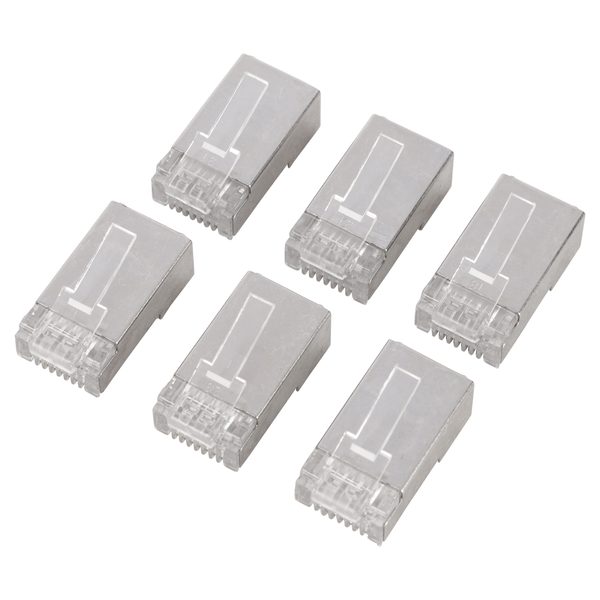Q-Link FTP connector - 8-polig - RJ45 - CAT6 - afgeschermd - wit