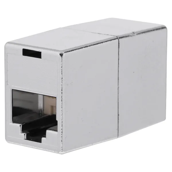 Q-Link CAT6 koppelstuk RJ45, aluminiumkleur