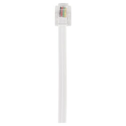 Q-Link telefoon aansluitsnoer - modulair - 2RJ11 - plug - wit - 5 m