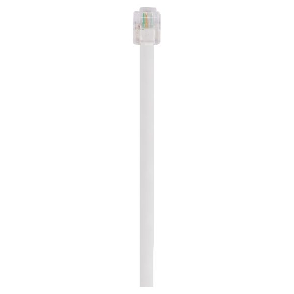 Q-Link telefoon aansluitsnoer - modulair - 2RJ11 - plug - wit - 10 m
