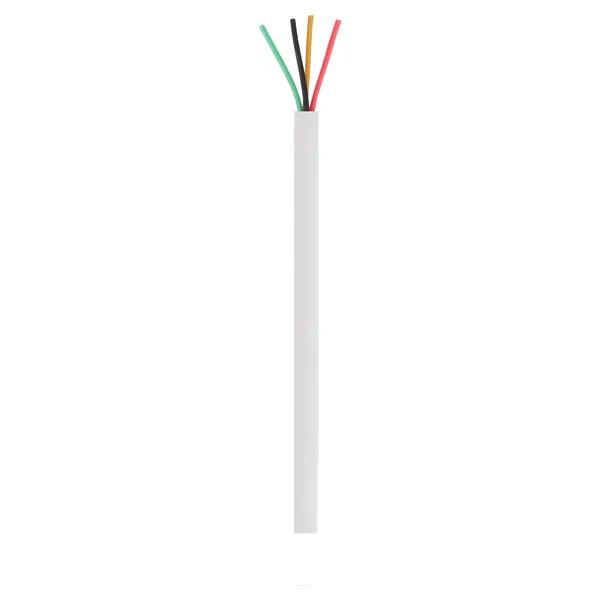 Q-Link ronde telefoonkabel 4 x 0,5 mm, 20 m, wit