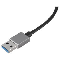 Q-Link USB-A hub - 4 x USB 3.0 - poort - metaal - Afbeelding 3