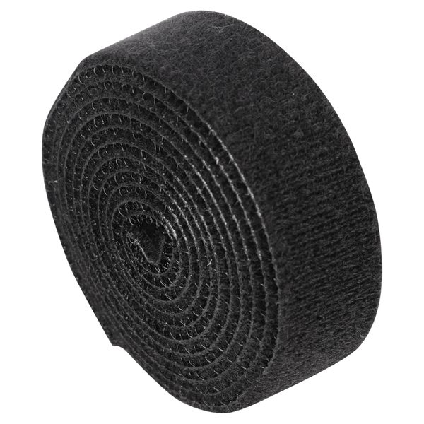Q-Link kabelbinder van klittenband, 2 x 120 cm, zwart