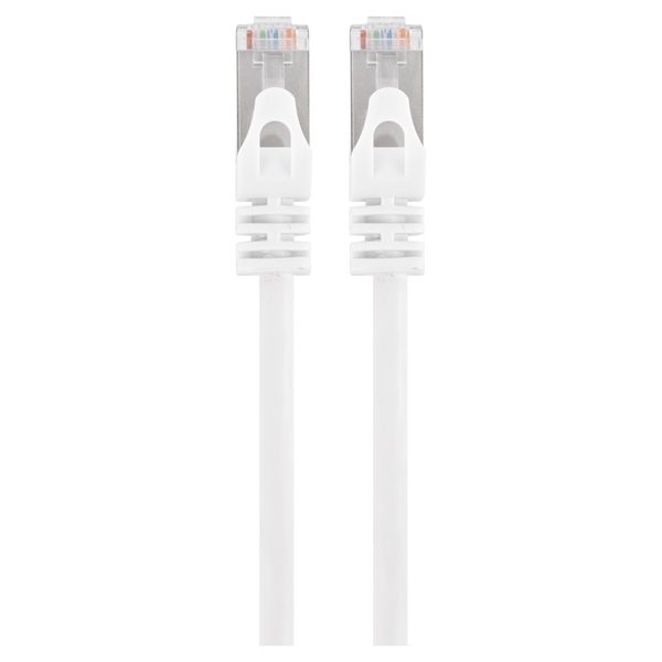 Q-Link FTP kabel - CAT7 - 2RJ45 - wit - 20 m