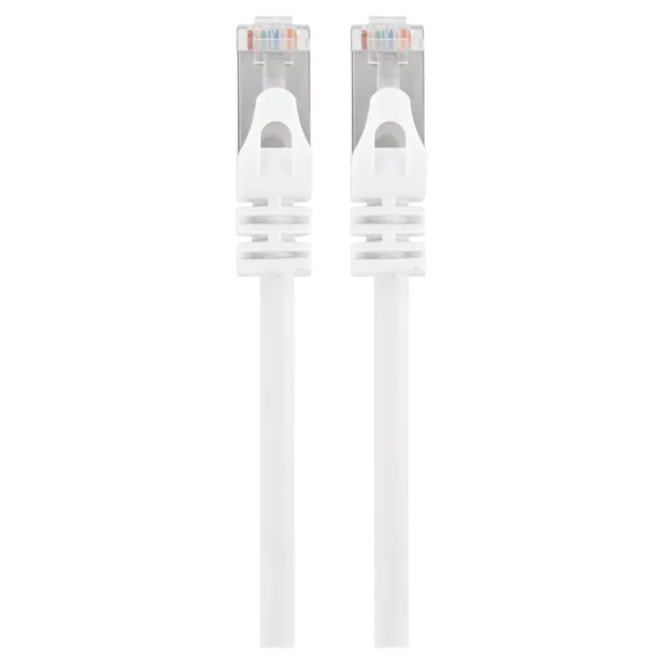 Q-Link FTP netwerkkabel CAT7, 2x RJ45, wit, 20 m