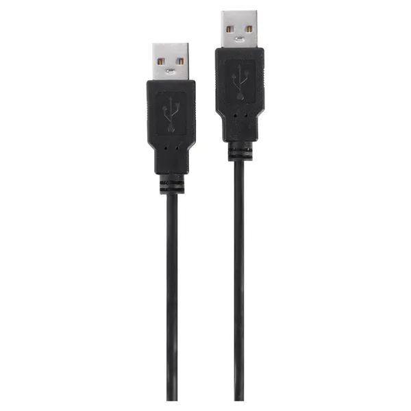 Q-Link USB 2.0 kabel USB-A male/male, zwart, 2 m