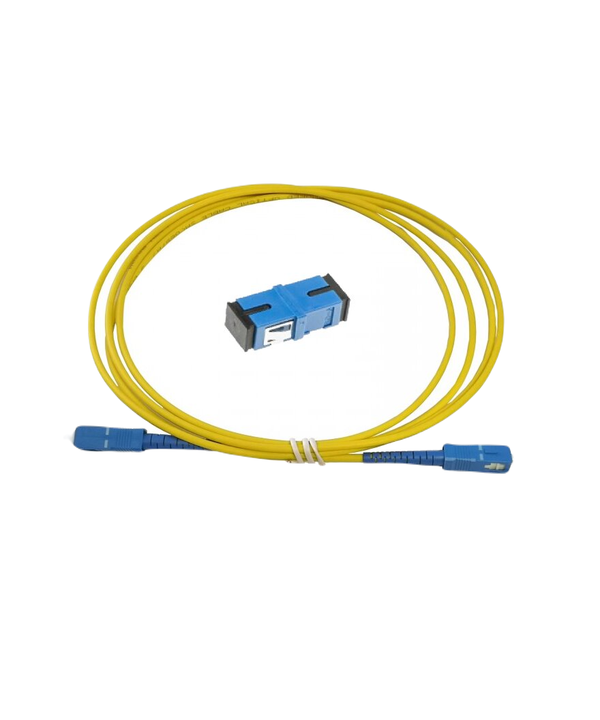 Glasvezelkabel-set blauw, SC/UPC naar SC/UPC, 2 m