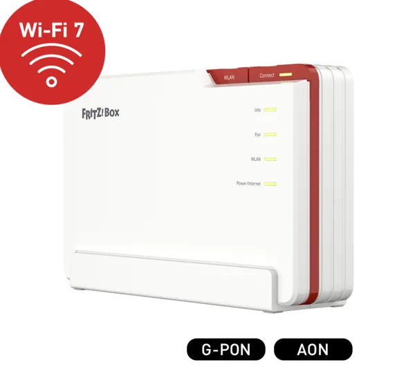 FRITZ!Box 5690 Pro Wi-Fi 7 router voor glasvezel en DSL