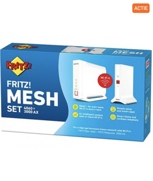 FRITZ!Mesh Set 4060 + Repeater 3000 AX